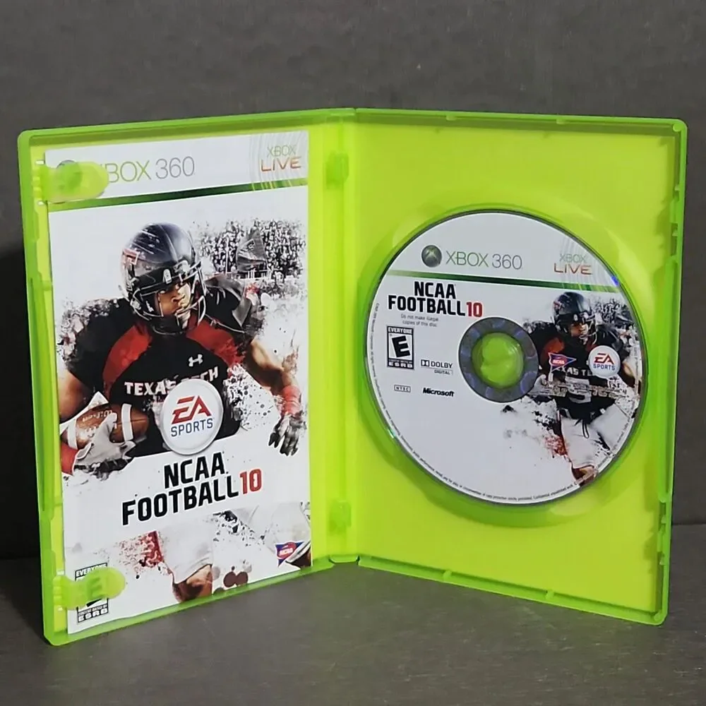 NCAA Football 10 Xbox 360 Video Game EA Sports - Tested